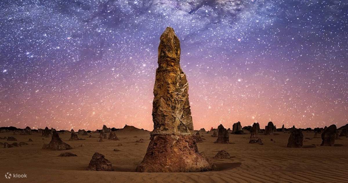 Pinnacle Desert Sunset and Evening Stargazing Day Tour from Perth, Australia Klook Australia